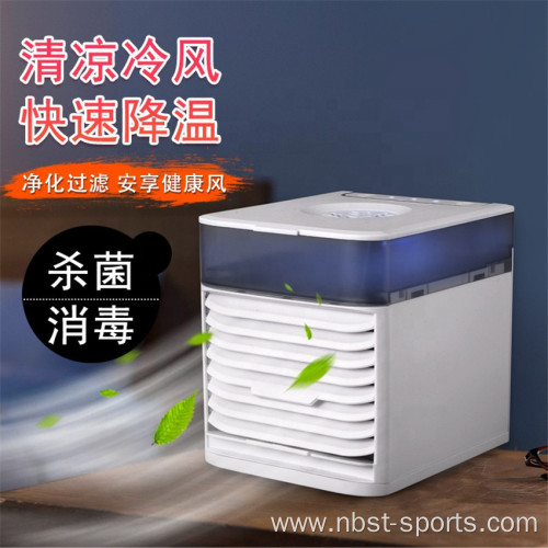 Air Coolers from Aircon Direct Portable USB Rechargeable Water Cooling Fan Factory